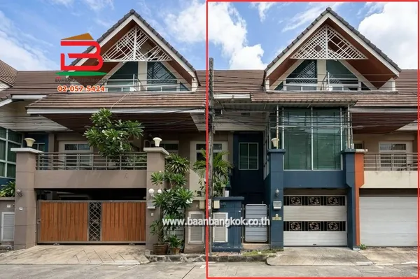 ทาวน์โฮม หมู่บ้าน เมอริทเพลส (ลาดพร้าว 87) เนื้อที่ 18.7 ตรว. ใกล้CDC เลียบด่วน ถนนลาดพร้าว แขวงวังทองหลาง เขตวังทองหลาง