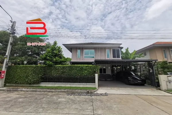 บ้านเดี่ยว คณาสิริ ชัยพฤกษ์-วงแหวน เนื้อที่ 66.1 ตรว. (ใกล้ตลาดเคหะบางบัวทอง,เซ็นทรัลเวสต์เกต,ตลาดสมบัติบุรี) ตำบลไทรน้อย อำเภอไทรน้อย จังหวัดนนทบุรี