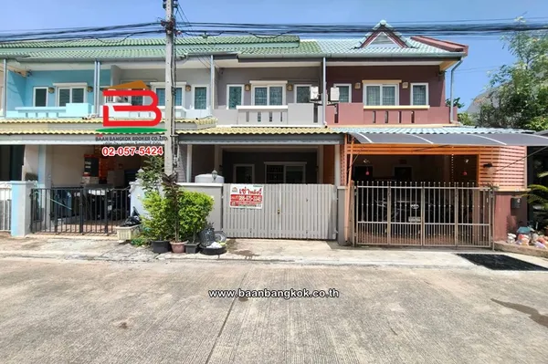 ทาวน์เฮาส์ 2 ชั้น เนื้อที่ 17 ตรว. หมู่บ้านสินทรัพย์ 1 รังสิต-นครนายก 78 ตำบลบึงยี่โถ อำเภอธัญบุรี ปทุมธานี