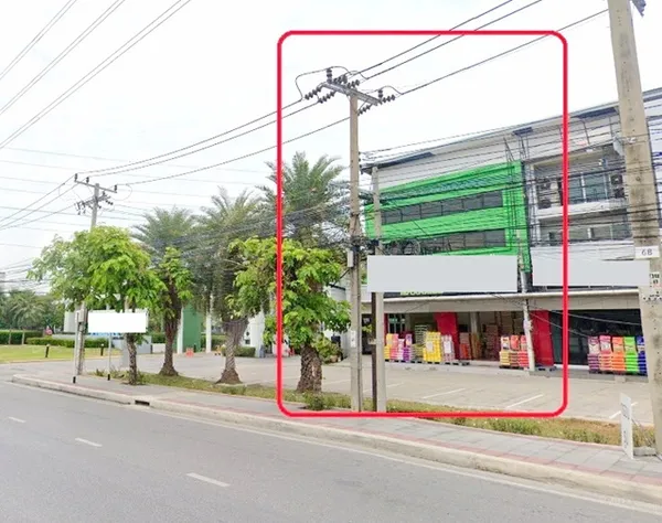 อาคารพาณิชย์ 2 คูหา 4 ชั้น 50 ตร.ม.แม็คโคร บางบอน 