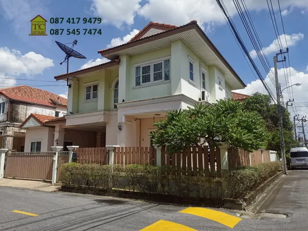 ขายด่วนบ้าน 2 ชั้น หลังหัวมุม 67.5 ตรว. ม.จิตรนารา