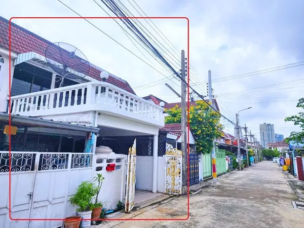 ใกล้ MRTสถานีกลางบางซื่อ ใหม่ กว้างขวางประชาชื่น6 ทำเลแยกสะพาน 99 3นอน ให้เช่าทาวน์เฮ้าส์ 2 ชั้น 26 ตร.วา 206 ตร.ม. รีโน