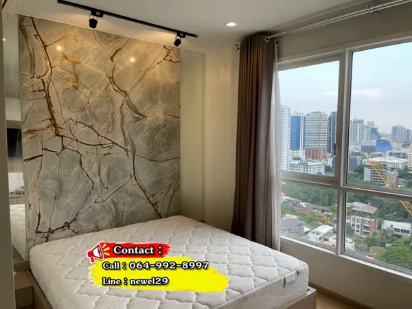 Condo HQ Thonglor ใกล้รถไฟฟ้า BTS ทองหล่อ ขนาด 50 ตารางเมตร 1 ห้องนอน ชั้น22 วิวเมือง ห้องสวย ตกแต่งครบ (เจ้าของขายเอง)