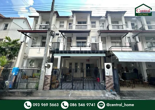 ทาวน์โฮม 3 ชั้น นารารมย์ บางกรวย - ไทรน้อย ติดโซล่าเซลล์ทั้งหลัง