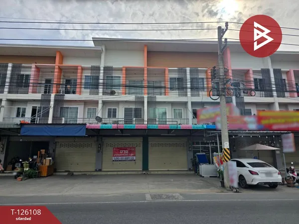 ขายอาคารพาณิชย์ 2 คูหา เนื้อที่ 37.6 ตารางวา หมู่บ้านกรีนพาร์ค อเวนิว ศรีราชา ชลบุรี