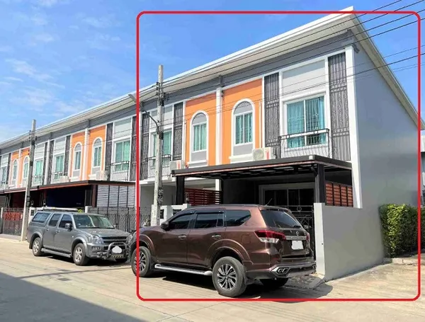 ARL บ้านทับช้าง 2.8กม.ให้เช่าพร้อมเฟอร์ฯ เดอะ พาซิโอ ทาวน์เฮาส์ 2ชั้นมอลล์ 2 กม.พระราม 9-กรุงเทพกรีฑาตัดใหม่