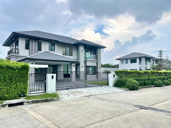 ขายบ้านสวยหลังใหญ่ ณุศาศิริ ซิตี้ โครงการGreenery N Joy Living ถนนพระราม2 สมุทรสาคร.