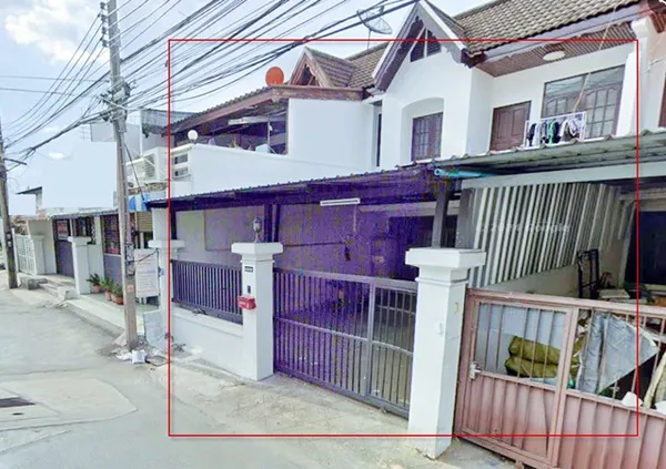 รร.นานาชาติเกศินี ถ.รัชดาภิเษก ประชาราษฎร์บำเพ็ญ 20-28 MRT ห้วยขวาง 1.8กม. ให้เช่าทาวน์เฮ้าส์ 2ชั้น 3 นอน 2 น้ำ