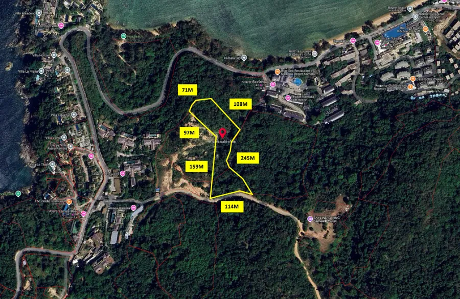  For Sale: Prime Sea View Hillside Land in Kamala,