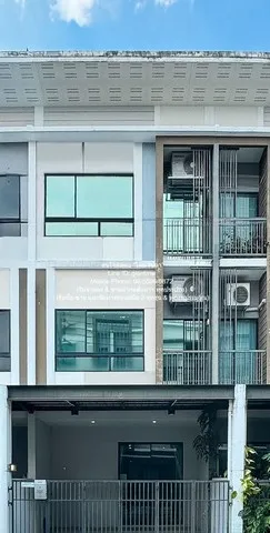 Townhouse ขายทาวน์โฮม 3 ชั้น รีโนเวทใหม่ ซ.วัชรพล ใกล้ทางด่วน และสถานีรถไฟฟ้า 19.3 ตร.ว. 4 น 3 น้ำ 2 จอดรถ ราคา 4.89 ล้า