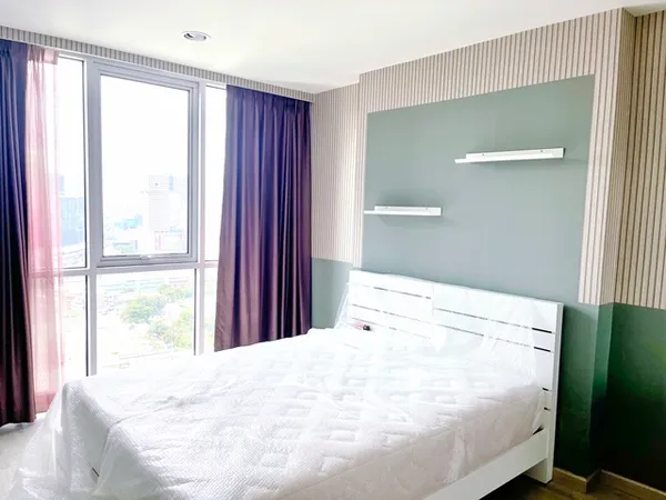 The Line พหลโยธิน ชั้น 27 วิวเมือง ทิศเหนือ เดินถึง BTSห้าแยกลาดพร้าว 50ม. Lotus คอนโด 45ตร.ม. 1นอนขนาดใหญ่ 1น้ำ เฟอร์ พ