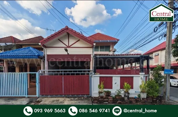 บ้านแฝด ธนวรรณ พหลโยธิน 52 หลังมุม ต่อเติมครบ ราคาถูก