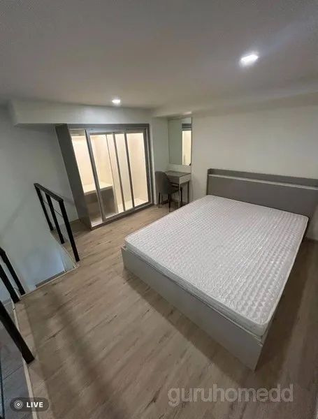 ให้เช่าคอนโด The Rich พระราม 9 ศรีนครินทร์ สี่แยกพัฒนาการ ห้อง Duplex พื้นที่รวม 38.5 ตรม - ghd000797R