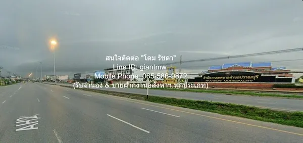 พื้นที่ดิน ขายที่ดินถมแล้ว 11-1-65.7 ไร่ ติดถนนเพชรเกษม (หมายเลข 4) ปราณบุรี จ.ประจวบคีรีขันธ์ 11 Rai 1 ngan 66 ตารางวา 