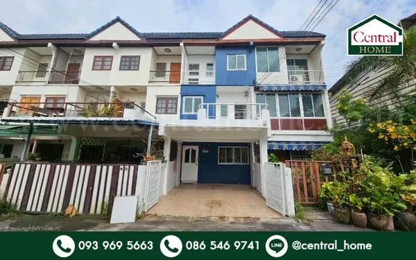 ให้เช่า ทาวน์เฮ้าส์ 3 ชั้น ซอย พิบูลสงคราม 22 ใกล้ MRT แยกติวานนท์ รีโนเวทใหม่พร้อมอยู่