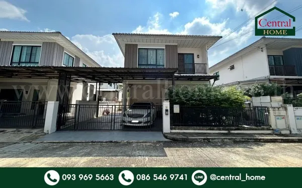 บ้านแฝด โมดิ วิลล่า บางบัวทอง บ้านสวย พร้อมอยู่