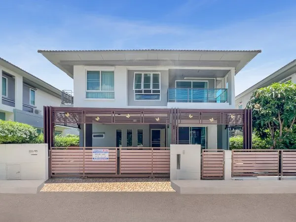 บ้านเดี่ยว ม.ฮาบิเทียบอนด์ ราชพฤกษ์ ใกล้จุดขึ้นทางด่วน ศรีสมาน (6162)