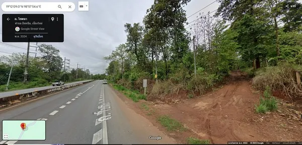 ขายที่ดินเริ่ม2-2-53.9ไร่ 2.8ลบ. ฟรีโอน ผ่อนได้2งวด ติดถนน107 โชตนา เชียงใหม่-ฝาง ต.อินทขิล อ.แม่แตง เชียงใหม่