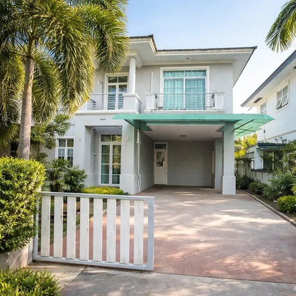 เช่าบ้านเดี่ยว 2 ชั้นสวย ตลาดถนอมมิตร 1กม. พร้อมเฟอร์ฯ 60ตร.วา.เพลินนารี่ มอลล์ 1.3 กม. 240ตร.ม 3นอน 3 น้ำ