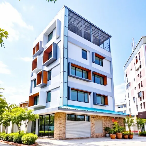 ห้วยขวาง 765ตร.ม.ทำเลรัชดา ให้เช่าอาคารออฟฟิศ 5ชั้น 7-Eleven ประชาราษฎร์บำเพ็ญ10-19 50ม. 5คัน ลดราคา 45% จาก250k เหลือ 1