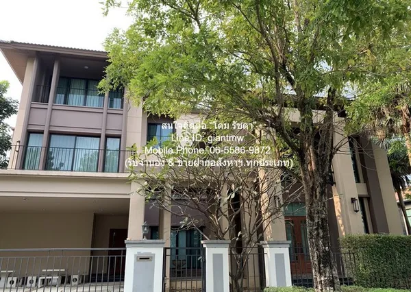 บ้าน มบ.แกรนด์บางกอก บูเลอวาร์ด รัชดา-รามอินทรา 130 ตรว. 5 ห้องนอน 6 BR 38500000 thb โครต-ถูก เป็นบ้านหรูพร้อมอยู่ มีการ