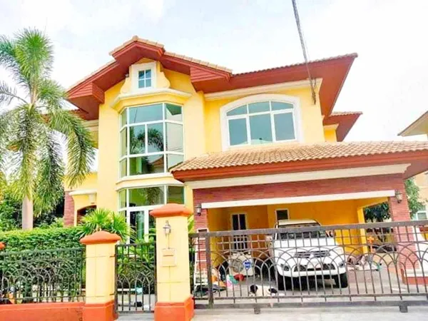 ติดถนนรังสิต-นครนายก คลอง 3 เช่าบ้านภัสสร 2 ชั้น 4นอน 118ตร.วา. 310ตร.มพร้อมบ่อปลาขนาดใหญ่รร.นานาชาติสยาม 1.2 กม.5 น้ำ