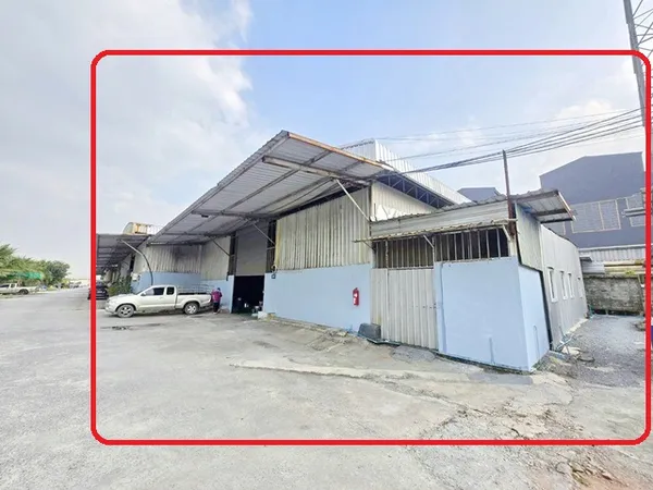 ตลาดสดแคราย 1.2 กม. ทำเลศักยภาพในแคราย-กระทุ่มแบน ให้เช่าโกดัง พร้อมออฟฟิศและบ้านพักคนงาน 310 ตร.ม 100ตร.วา. รพ.กระทุ่มแ