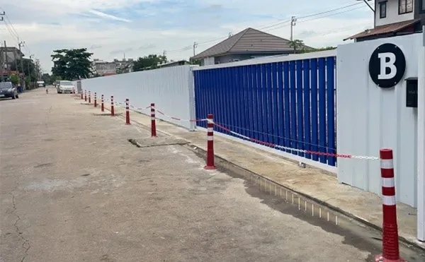 ล้อมรั้วเรียบร้อย ทำเลดี 100 ตร.วา. ที่ดินให้เช่ามีนบุรีถมแล้ว MRT ตลาดมีนบุรี 2.7 กม. ตลาดมีนบุรี 3 กม. โลตัส มีนบุรี 3