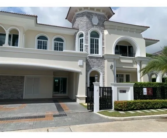 ให้เช่าบ้านขายบ้าน เดี่ยวหรูหรา Two grande monaco บางนา วงแหวน ขนาดที่ดิน 121 ตร.วา พื้นที่ใช้สอย 425 ตร.ม. 4 ห้องนอน