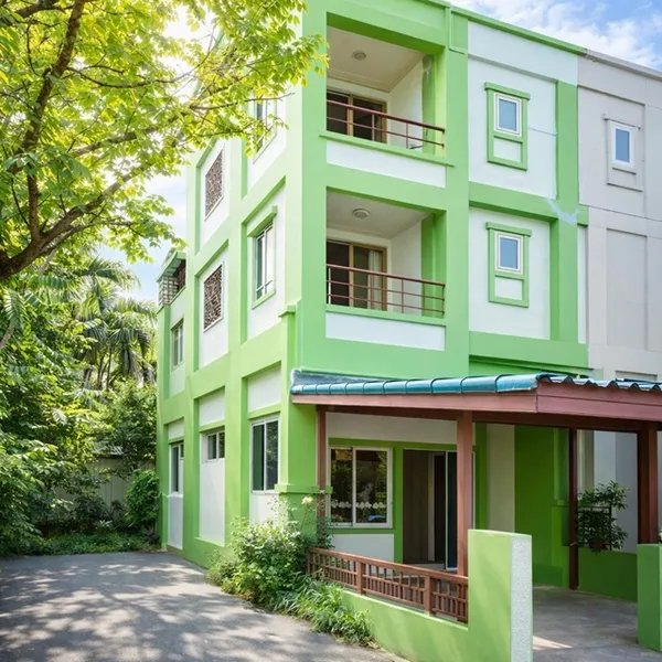 เดอะมอลล์ บางกะปิ 1.6 กม.ให้เช่าทาวน์โฮม 3ชั้น 4นอน MRTลาดพร้าว101 300ม.ฟังก์ชันครบ3 น้ำ ดาดฟ้า 2 จอดรถ เดอะมอลล์ บางกะป