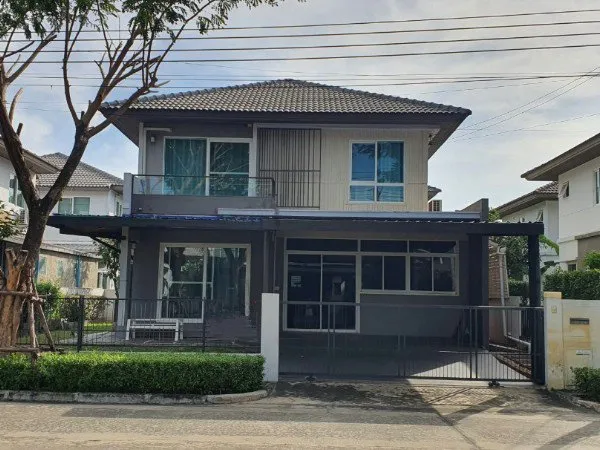 ให้เช่าบ้านเดี่ยวย่านวัดศรีวารีน้อย โครงการหมู่บ้านพฤกษ์ลดา สุวรรณภูมิ ซอยลาดกระบัง 54