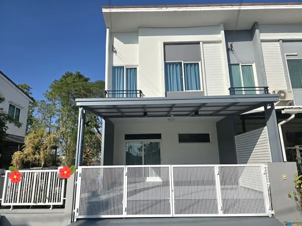 ทาวน์เฮ้าส์2ชั้นแปลงมุม25ตรว. ขายค่ะ หลังบ้านวิวสวนสาธารณะ ดอนเมือง สรงประภา