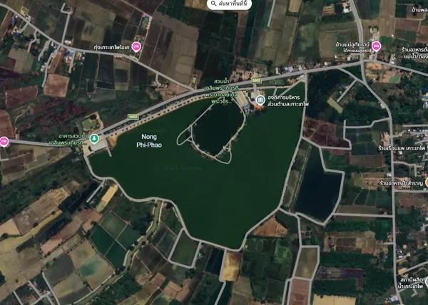 ขายที่ดินเปล่า ทำเลสวย หน้าติดถนน หลังติดแม่น้ำสะแกกรัง บรรยากาศดีมาก