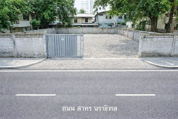 ถูกที่สุดในสาทร ซ.นราธิวาส 7-14 ให้เช่าที่ดินถมแล้ว 60 ตร.วา. BTS เซนต์หลุยส์ 900 ม. โรงแรมเจซี เควิน สาทร 265ม. รร.อัสส