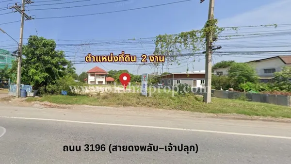 ที่ดิน ถนน3196 ( สายดงพลับ-เจ้าปลุก ) เมืองลพบุรี