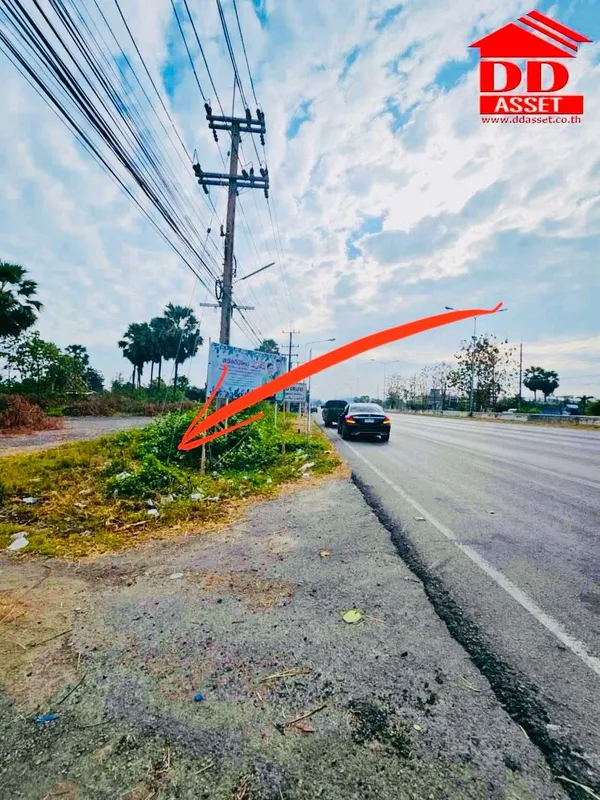 ขายที่ดินแปลงสวย ติดถนนเพชรเกษม อำเภอเมืองเพชรบุรี