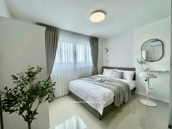 LM25-0165 ขายคอนโด ลุมพินี เซ็นเตอร์ แฮปปี้แลนด์ นวมินทร์ อาคารB ชั้น7 ห้องขนาด 27.57 ตรม 1 นอน 1 น้ำ รีโนเวทใหม่ พร้อมเ