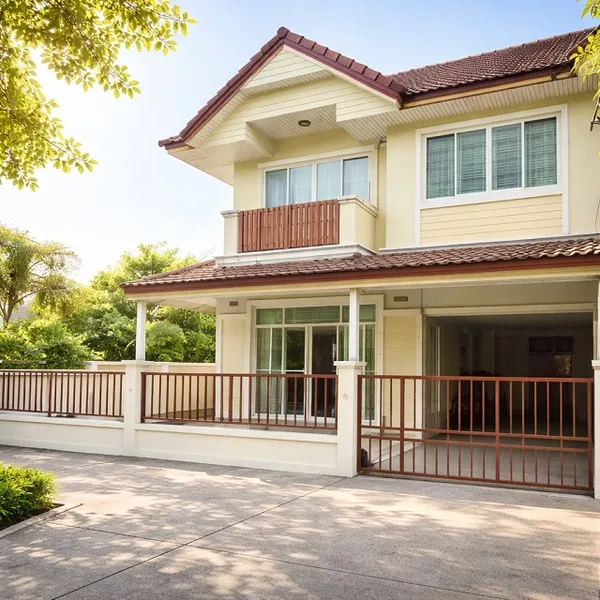 ตลาดวงศกร 1.4 กม. สุขาภิบาล 5 รร.สารสาสน์วิเทศ สายไหม 1 กม. ให้เช่าทาวน์เฮ้าส์ 2 ชั้นหลังมุม 40ตร.วา. 320ตร.ม. เฟอร์ฯครบ