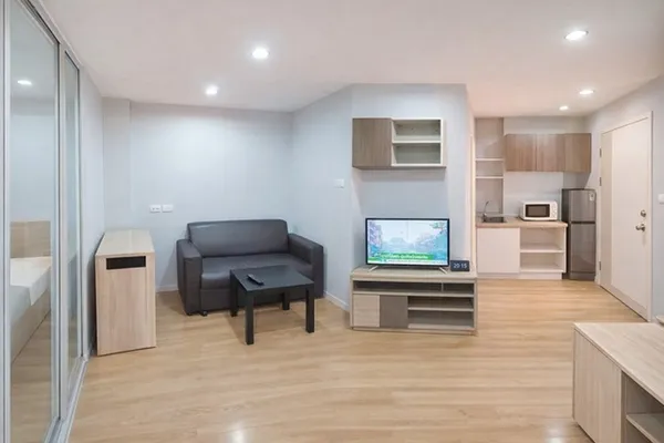 ให้เช่าลุมพินี วิลล์ อ่อนนุช-พัฒนาการ ชั้น4 23 ตร.ม. เฟอร์ฯ และเครื่องใช้ไฟฟ้าครบ MRT ศรีนุช 1.9กม.