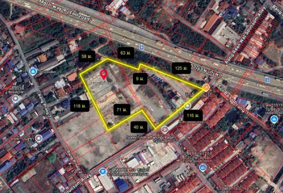 ขาย ที่ดิน เมืองสมุทรปราการ ซ.โรงเรียนวัดสวนส้ม