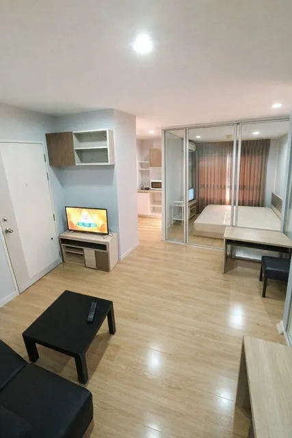 เฟอร์ฯ และเครื่องใช้ไฟฟ้าครบ MRT ศรีนุช 1.9กม.ให้เช่าลุมพินี วิลล์ อ่อนนุช-พัฒนาการ 23 ตร.ม.