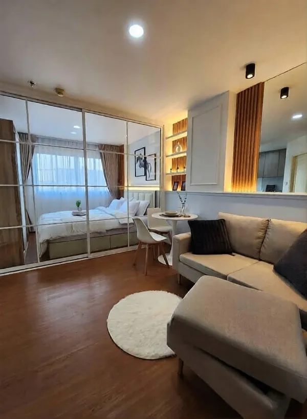 ???? condoให้เช่า 1 ห้องนอน ✨ รีโนเวทใหม่ ติด???? BTSรถไฟฟ้าสีชมพู; ???? Condo. for Rent: Renovated 1-Bedroom, Near ???? BTS Pink Line Fully Furnished ลุมพินี รามอินทรา-นวมินทร์ เฟอร์ครบ
