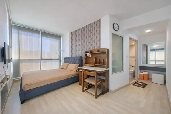 BTSสะพานควาย 120 ม. ให้เช่าคอนโด ideo Mix พหลโยธิน สะพานควาย 1นอน1น้ำ เซ็นทรัลลาดพร้าว 4.6 กม.สำนักงานพญาไท 1.8 กม. 32 ต