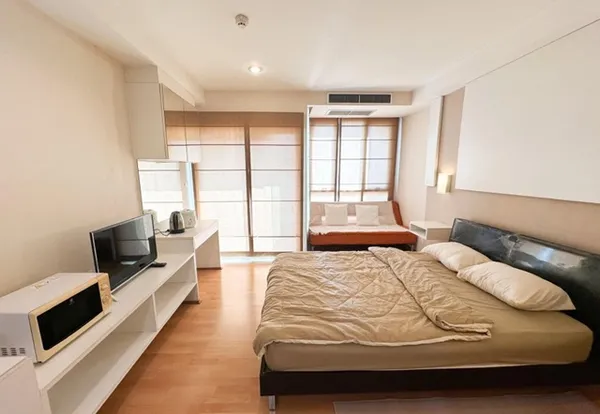 ให้เช่าคอนโด ดิ อินสไปร์ เพลส เอแบค พระราม 9 สนามกีฬาราชมังคลา 330ม. กกท. ARL หัวหมาก สตูดิโอ 29 ตร.ม. ม.อัสสัมชัญ หัวหม