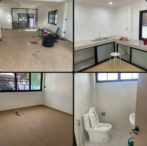 ให้เช่า บ้านเดี่ยว 2 ชั้น หมู่บ้านเกษมสำราญ 2 ซอยปรีดี พนมยงค์ 14  ใกล้ BTS พระโขนง 800 เมตร