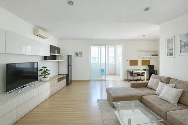 MRT ลาดพร้าว101 แฮปปี้ คอนโด ลาดพร้าว 101 ใหญ่ ชั้น 6 650 ม. Penthouse ให้เช่าคอนโดหรู 2นอน 2 น้ำ เดอะมอลล์ บางกะปิ 2.4 