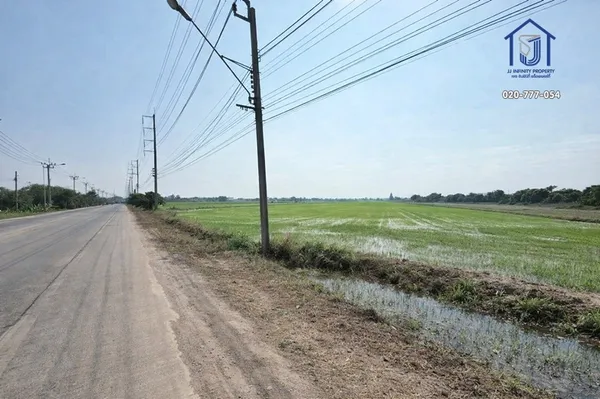 ขายที่ดินแปลงใหญ่ 26 ไร่  221 ตารางวา ถนนทางหลวงชนบท นบ.5027  ทวีวัฒนา–ไทรน้อย นนทบุรี
