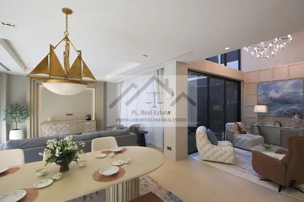 ให้เช่าบ้านเดี่ยว3ชั้น5นอนพร้อมสระส่วนตัว ลิฟท์ Fully Furnished The Urban Reserve Rama 9-Motorway