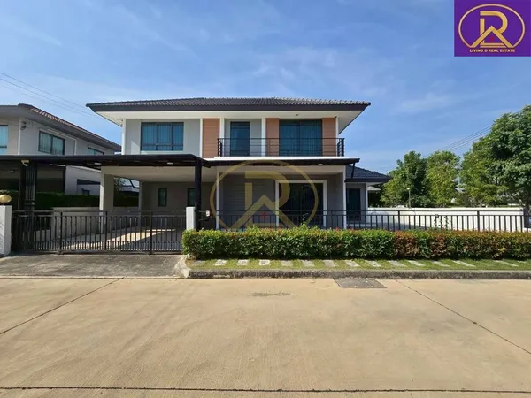 ขายบ้านเดี่ยว บ้านหลังใหญ่ แปลงหัวมุม หน้าสวน แต่งสวยพร้อมอยู่ โครงการ เพฟ(Pave) บ้านโพธิ์-ฉะเชิงเทรา ต.คลองประเวศ อ.บ้า