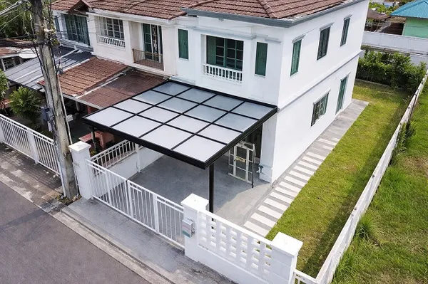 พร้อมเฟอร์ฯ ตลาดไท 3 กม. ม.กรุงเทพ 900 ม. เครื่องซักผ้า ฟิวเจอร์พาร์ค รังสิต 2.75กม. ให้เช่าบ้าน หลังมุม 2ชั้น 2นอน 2 น้